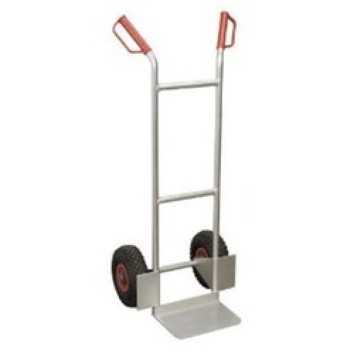 SACK TRUCK ALUMINIUM 120KG     PNEUMATIC TYRES CST979 SEALEY