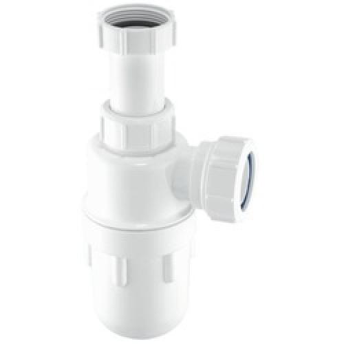 BOTTLE TRAP ADJUSTABLE 1.1/4"X 75MM WATER SEAL A10A MCALPINE