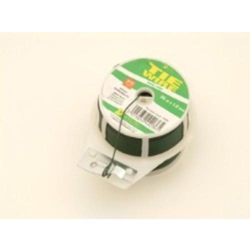 GARDEN WIRE 50M X 1.2 MM       GREEN PVC COVERED