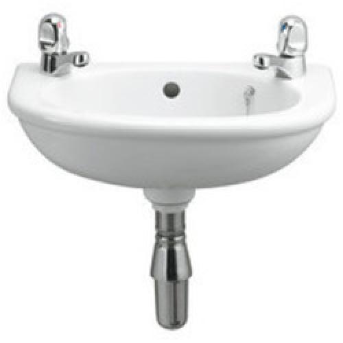 WASH BASIN WHITE 14 X 10 2TH   WALL HUNG LECICO ATLAS