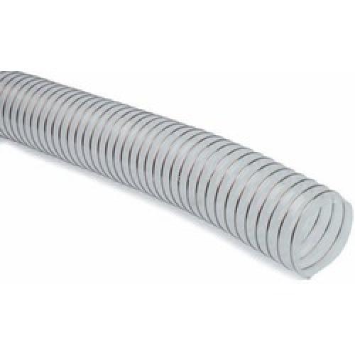 CLEAR PU DUCTING HOSE 4" C/W   WIRE COIL REINFORCEMENT