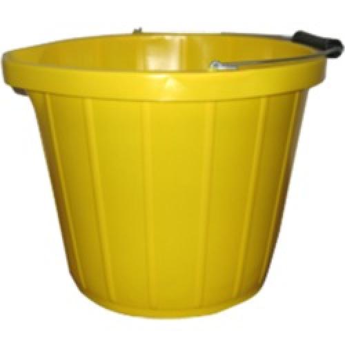 BUCKET PLASTIC YELLOW 3 GALLON PREMIUM