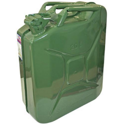 JERRY CAN GREEN METAL 20 LITRE