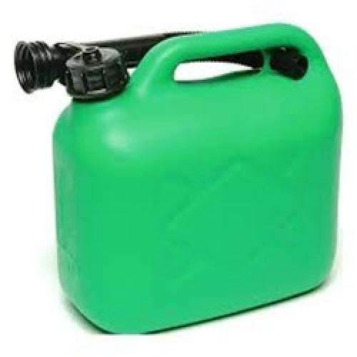 FUEL CAN 5 LITRE PLASTIC GREEN