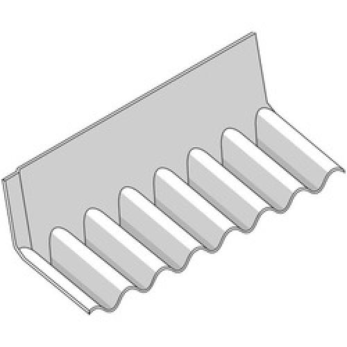 PROFILE 6 CEMENT FIBRE         APRON FLASHING PIECE