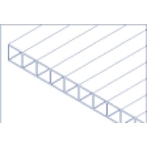 TWINWALL POLYCARBONATE SHEET   2M X 1.05M 10MM 76215 ARIEL