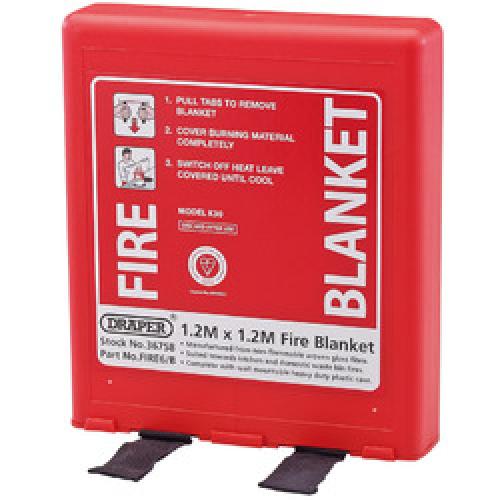 FIRE BLANKET 1.2M X 1.2M       36758 DRAPER
