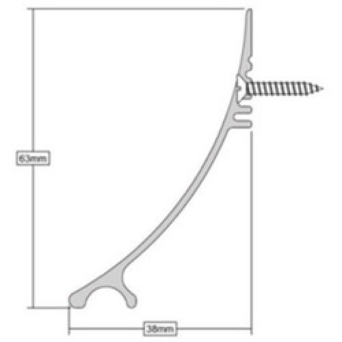 RAIN DEFLECTOR GOLD S.R.D      63 X 838MM (2'9")