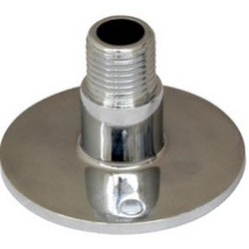 GAS PIPE FLOOR PLATE           CHROME 1/4 MALE BSP