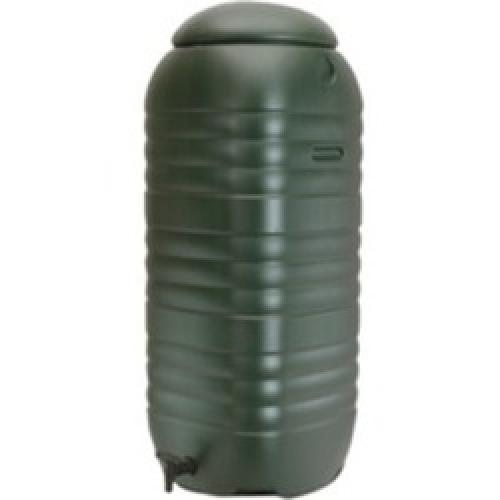 WATER BUTT SLIMLINE 100 LT C/W BASE LID & TAP 1230X450X290MM