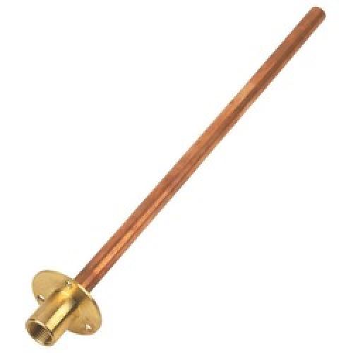 HOSE UNION WALL PLATE 1/2"     C/W PIPE SU095