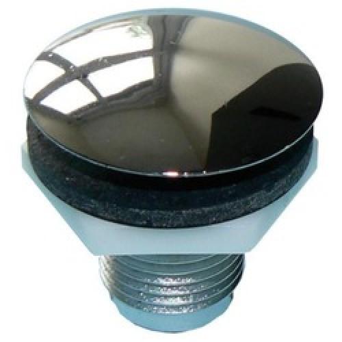TAP HOLE STOPPER CHROME        PLASTIC