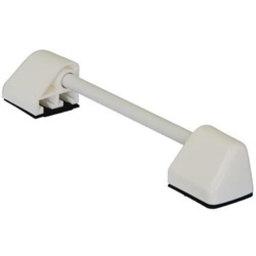 UNIVERSAL TOILET SEAT HINGE    SET C/W ROD WHITE