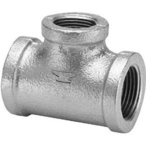 WI REDUCING TEE GALV 3/4" X    3/8" BSP