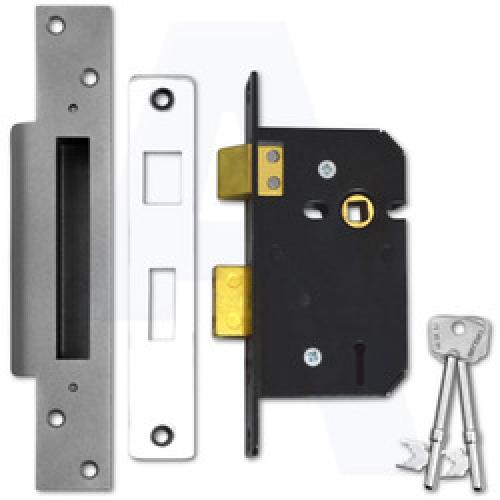 MORTICE SASHLOCK CHROME 2.1/2" L4676 MASTER KEY SUITE WILLEN