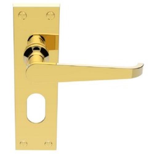 MORTICE LOCK FURNITURE BRASS   OVAL PROFILE DL30U