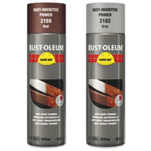SPRAY PAINT ANTI RUST PRIMER   GREY 2182 RUSTOLEUM