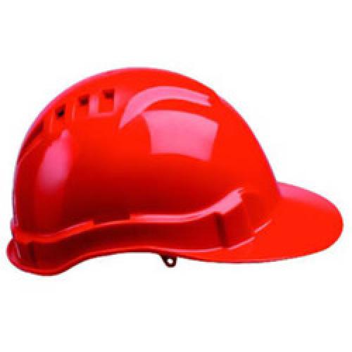SAFETY HELMET RED               FABRIC WEBBING BBVSH