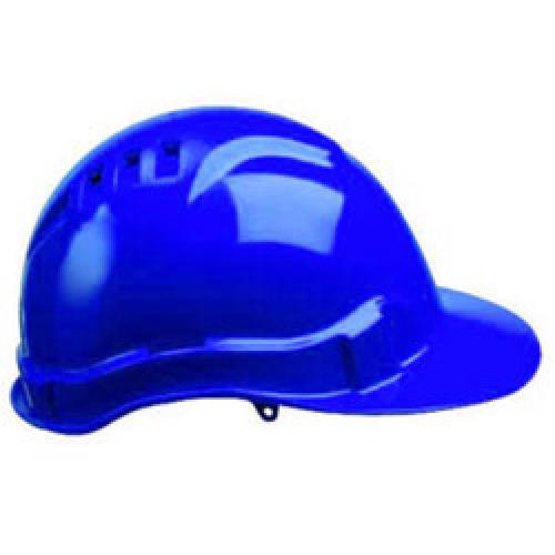 SAFETY HELMET BLUE             FABRIC WEBBING BBVSH