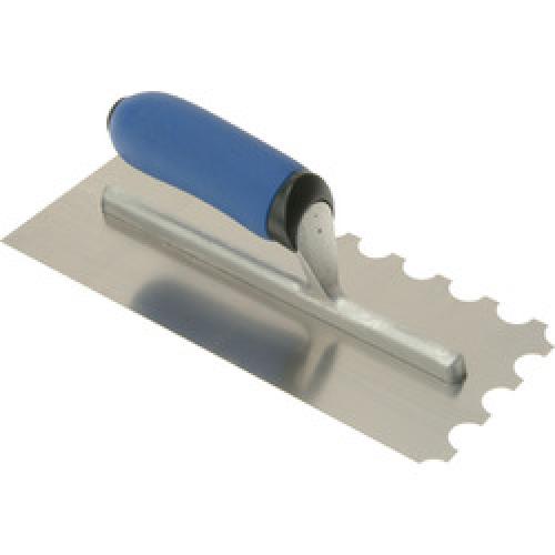 ADHESIVE TROWEL 115X280MM 10X  20MM NOTCH STAINLESS VIT102906