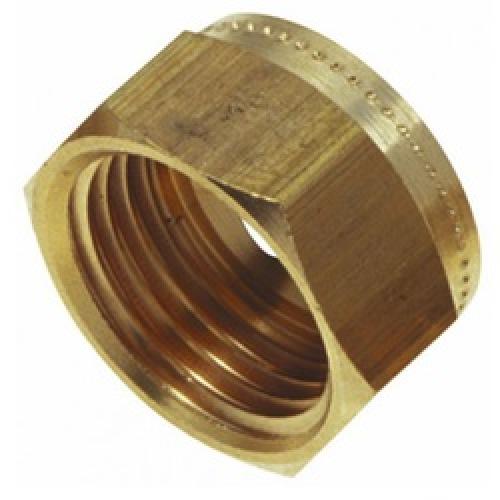 COUPLING NUT BRASS 3/16 1001   WADE