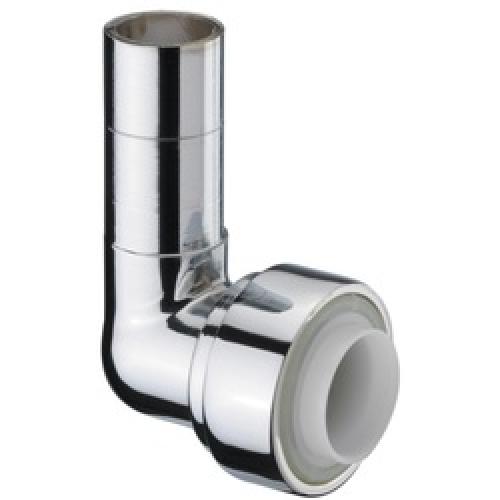 RADIATOR VALVE ELBOW NICKEL    10MM PUSH FIT