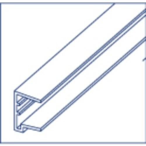 TWINWALL SHEET CLOSURE PIECE   WHITE 2.1M LENGTH (PACK OF 2)