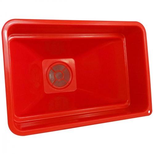 FUNNEL RECTANGULAR WITH FILTER PLASTIC