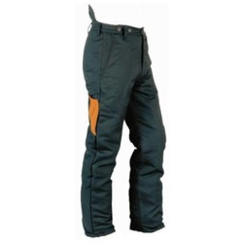 CHAINSAW TROUSERS 34W 33LEG    CLASS C GREEN ORANGE 1SR6