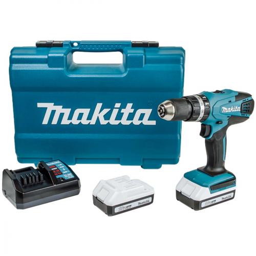 18V COMBI DRILL 2X1.5AH LI 74  PC BIT SET HP457DWE10 MAKITA