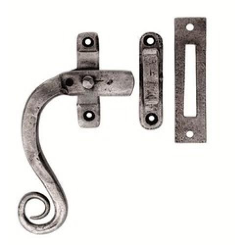 CASEMENT FASTENER LOCKING MONK TAIL PEWTER EFFECT PE34RH