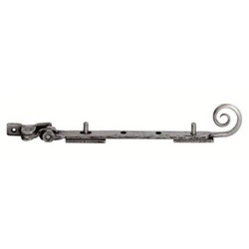 CASEMENT STAY MONKEYTAIL       PEWTER EFFECT 250MM PE5541B