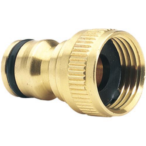TAP CONNECTOR 1/2 BSP BRASS    GWB1 36197 DRAPER