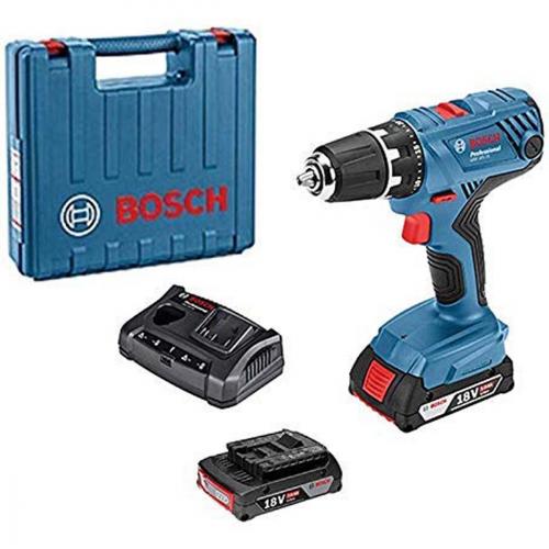 18V DRILL DRIVER 13MM 2X2.0AH  LIION GSR18V21 BOSCH