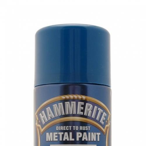 SMOOTH ENAMEL AEROSOL BLUE     400 ML HAMMERITE
