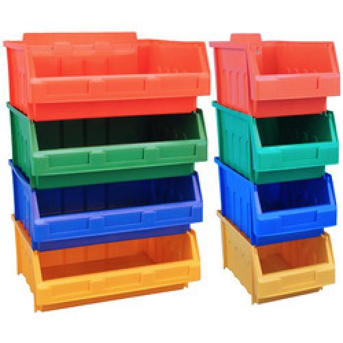 PLASTIC BIN TC3 GREEN          BARTANGLE APROX H130 W145 L240