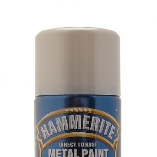 SMOOTH ENAMEL AEROSOL SILVER   400 ML HAMMERITE