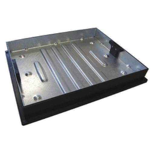 RECESSED BLOCK PAVIOR MANHOLE  COVER GLV 24X18X3 10T CD790/80