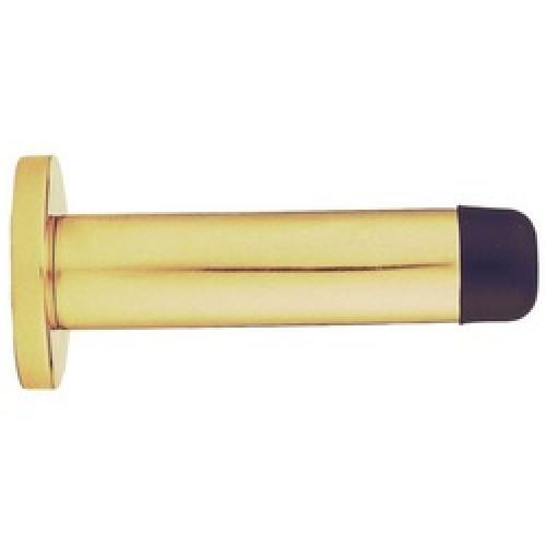 DOOR STOP CYLINDER WITH ROSE   BRASS AA23