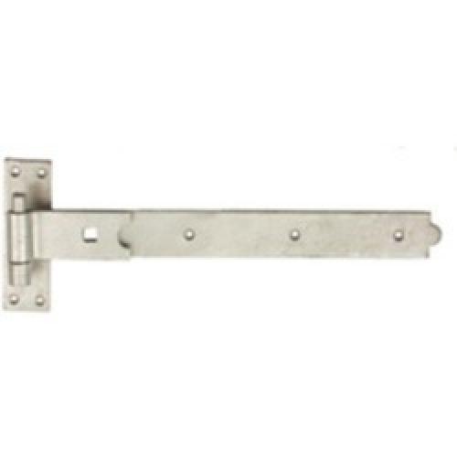 HINGE STRAIGHT HOOK/BAND GALV  14" 1/2" PIN