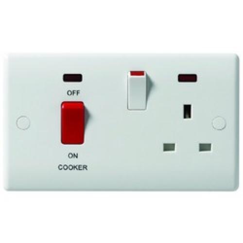 COOKER SWITCH 45A WITH 13A     SOCKET 870-01 NEXUS