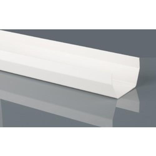 GUTTER RECT 114MM X 2M WHITE   BR051W BRETT