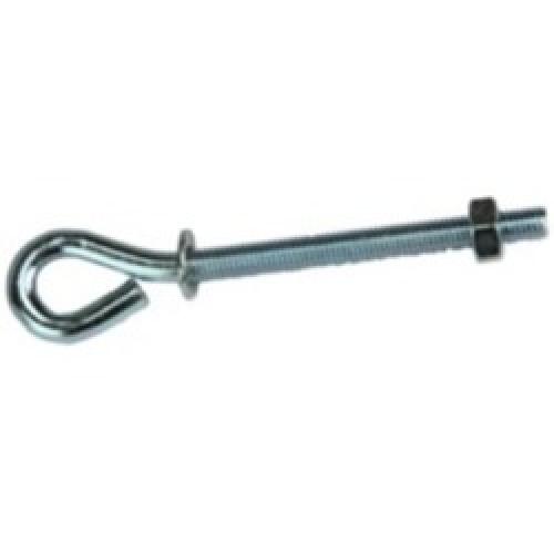 EYE BOLT & NUT BZP M10 X 200