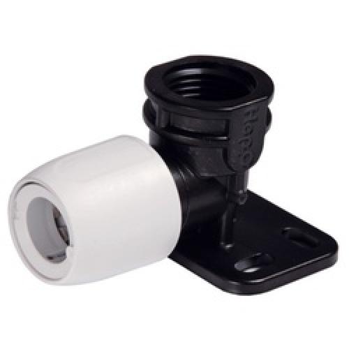 BACK PLATE ELBOW 15MM X 1/2"   HX6/15 HEP2O