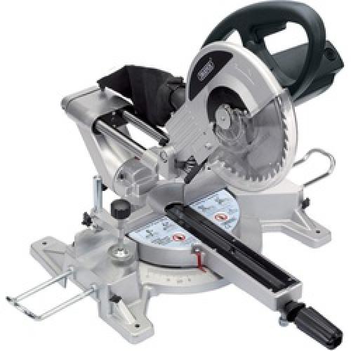 MITRE SAW SLIDING 255MM 30MM   BORE 2100W 52947 DRAPER