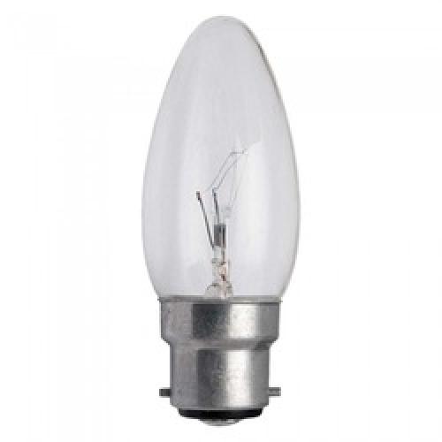 CANDLE BULB 240V 60W BC