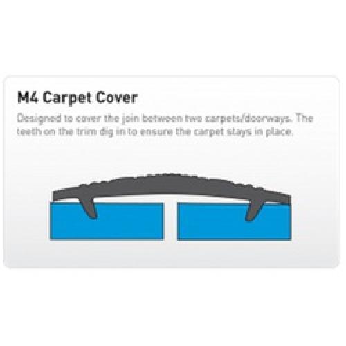 FLOOR TRIM 800MM CARPET COVER  55MM GOLD GCM8P CENTURION