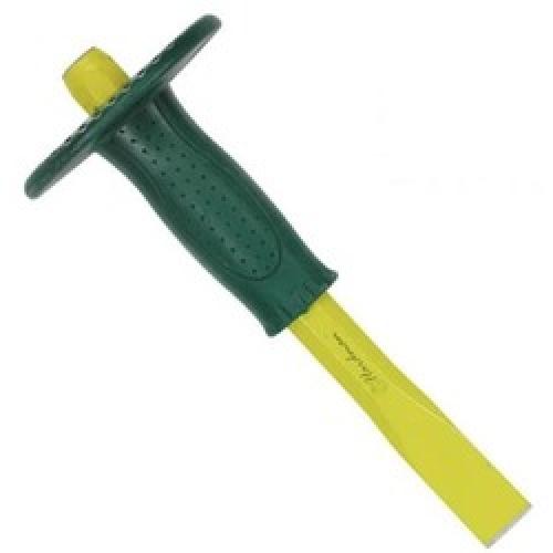 COLD CHISEL 250MM X 25MM       YELLOW C/W RUBBER GUARD