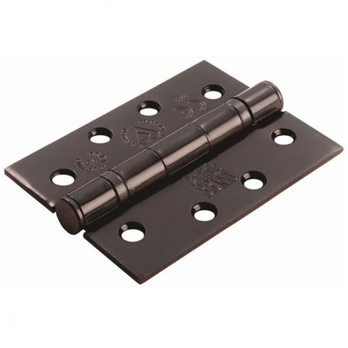 BUTT HINGE BLACK 102X76X3MM    BALL BEARING HDBB4BEP (SINGLE)