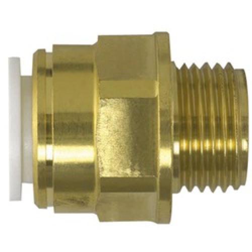 MALE COUPLER BRASS 22MM X 3/4" 22MC SPEEDFIT